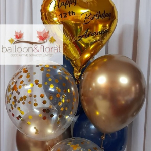 Helium balloon arrangement