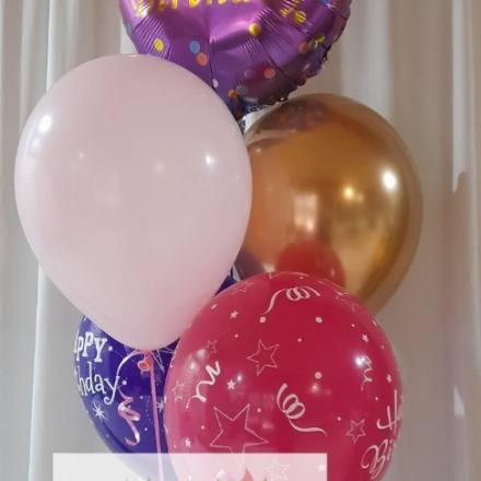 Helium balloon arrangement